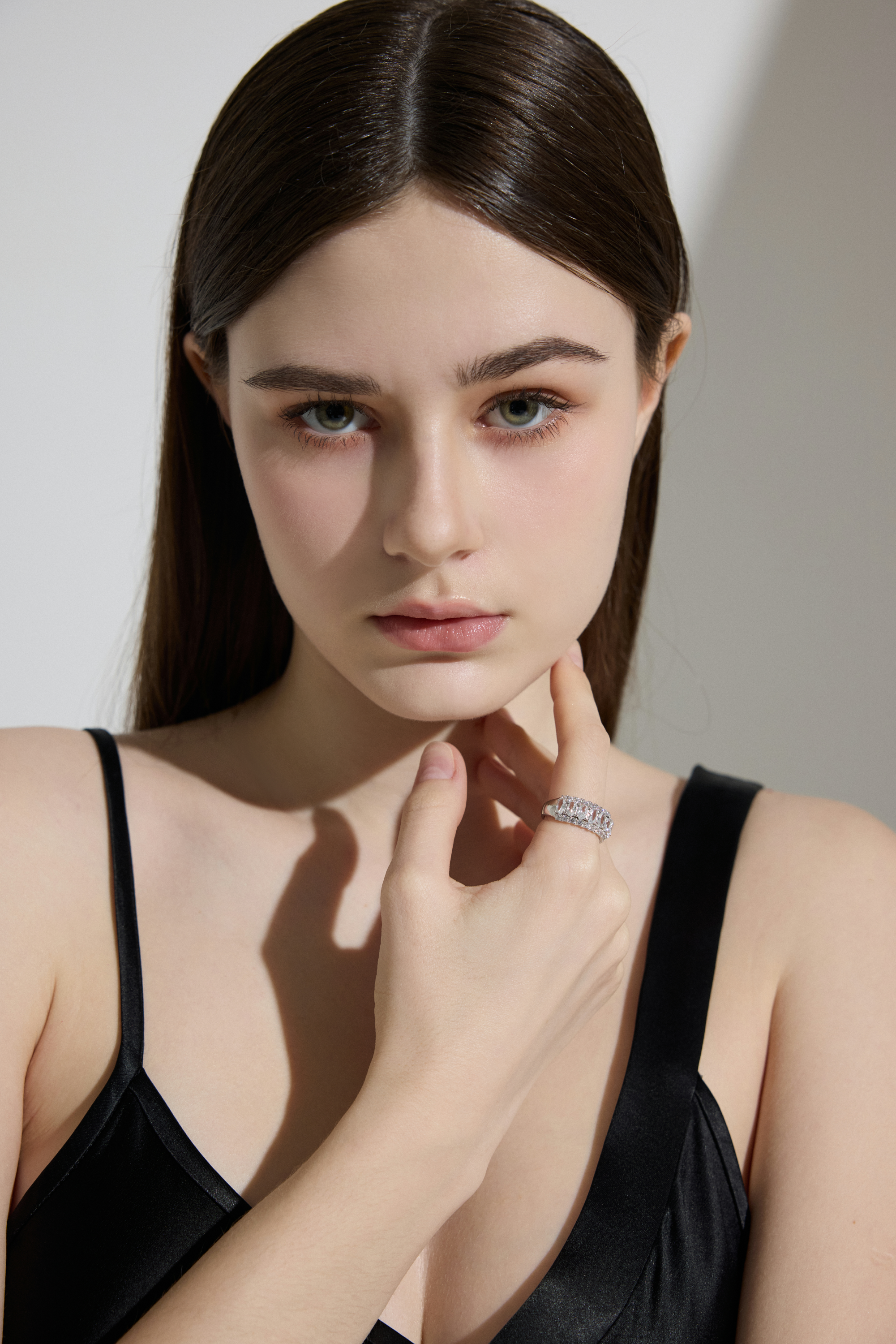 Eternal Double Row Crystal Band Ring