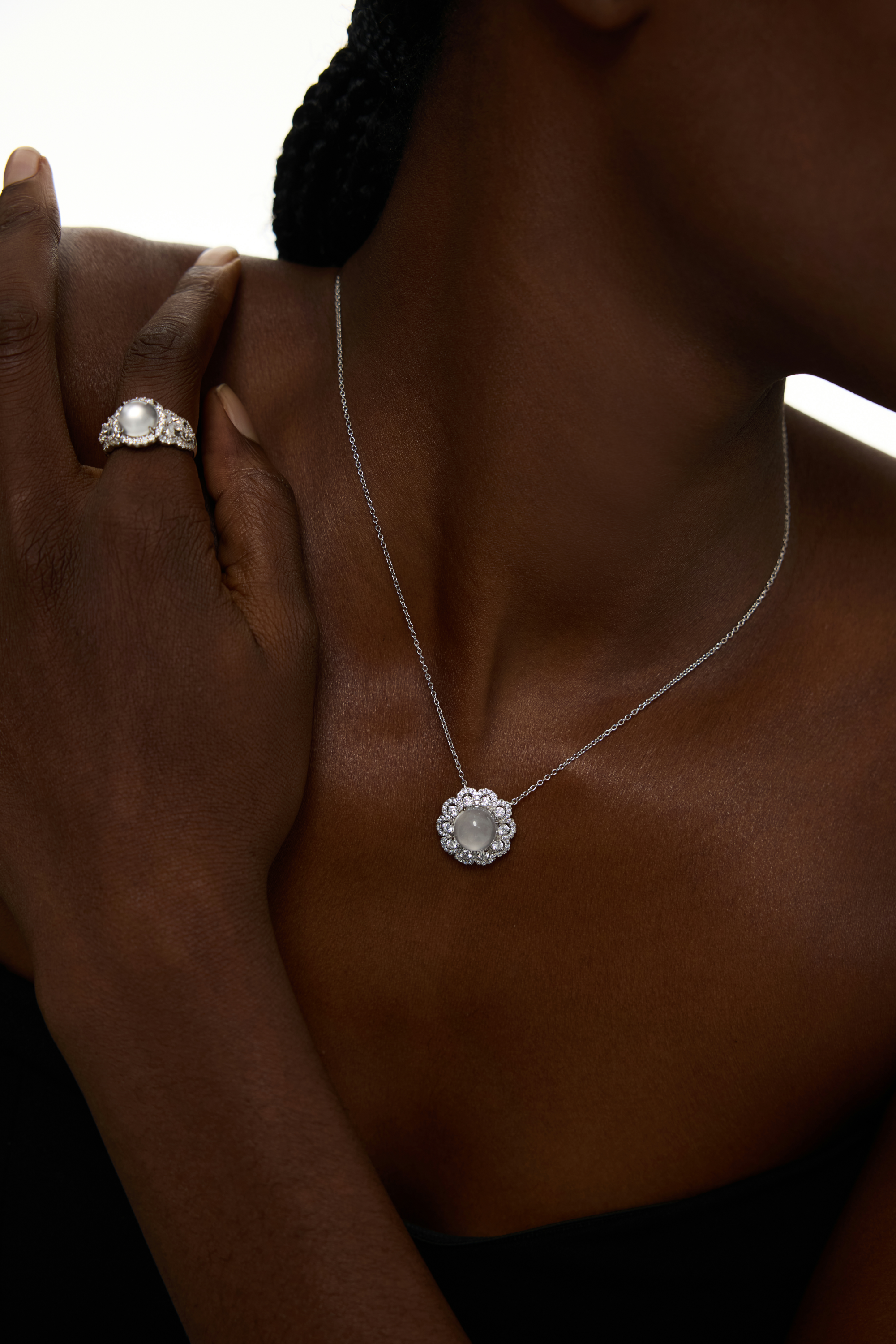 Sterling Silver Pearl Pendant Necklace