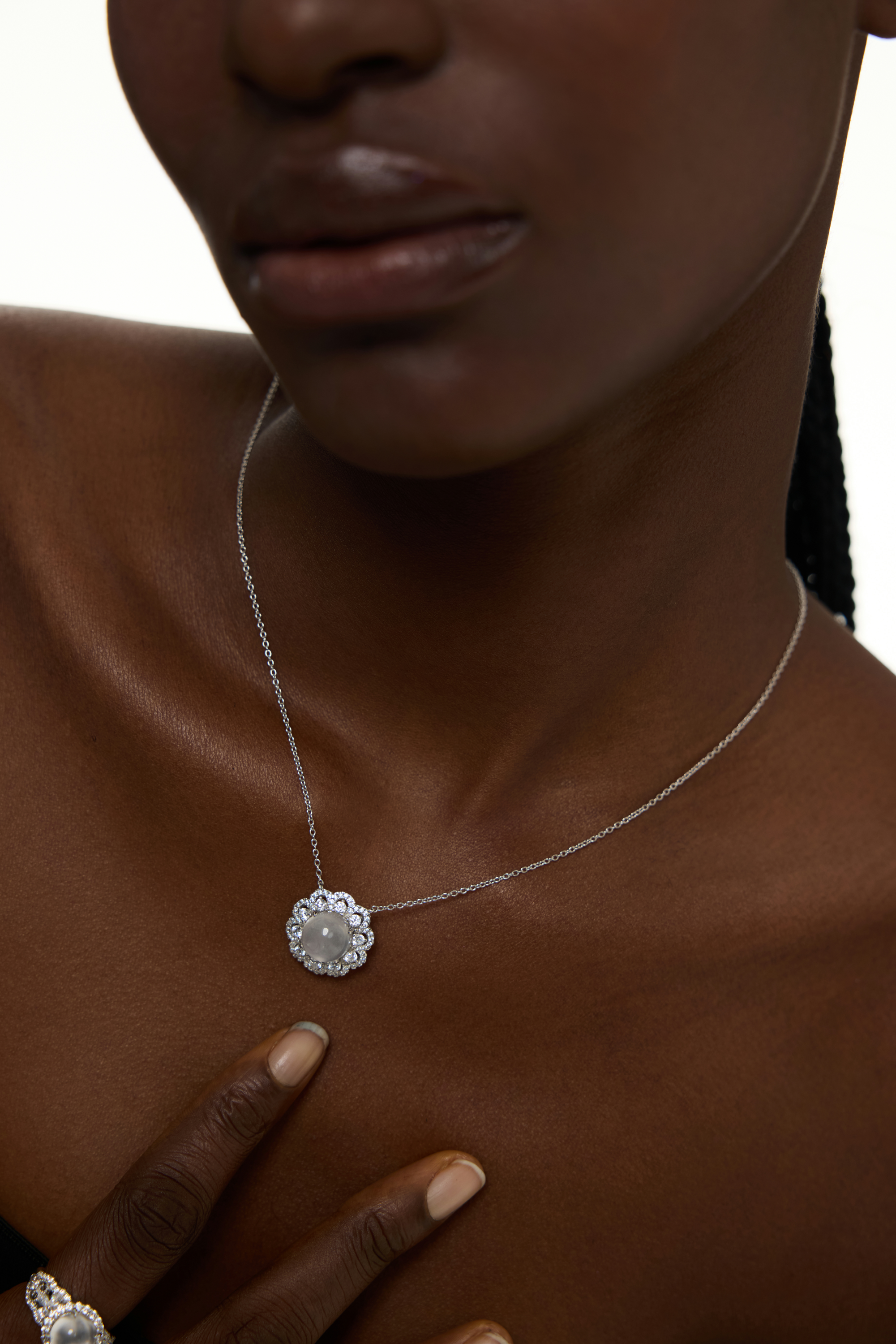 Sterling Silver Pearl Pendant Necklace