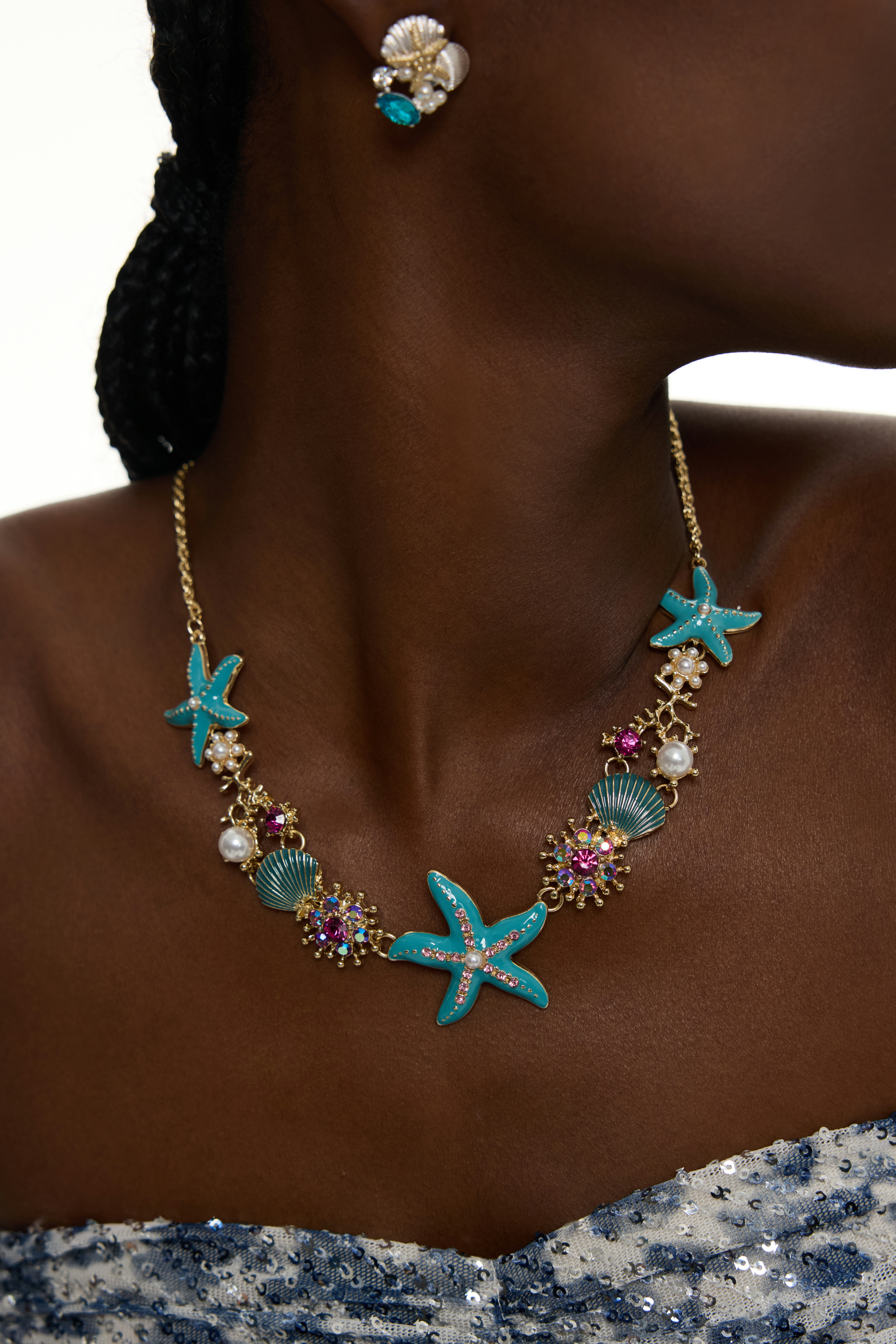 puka shell collar necklace