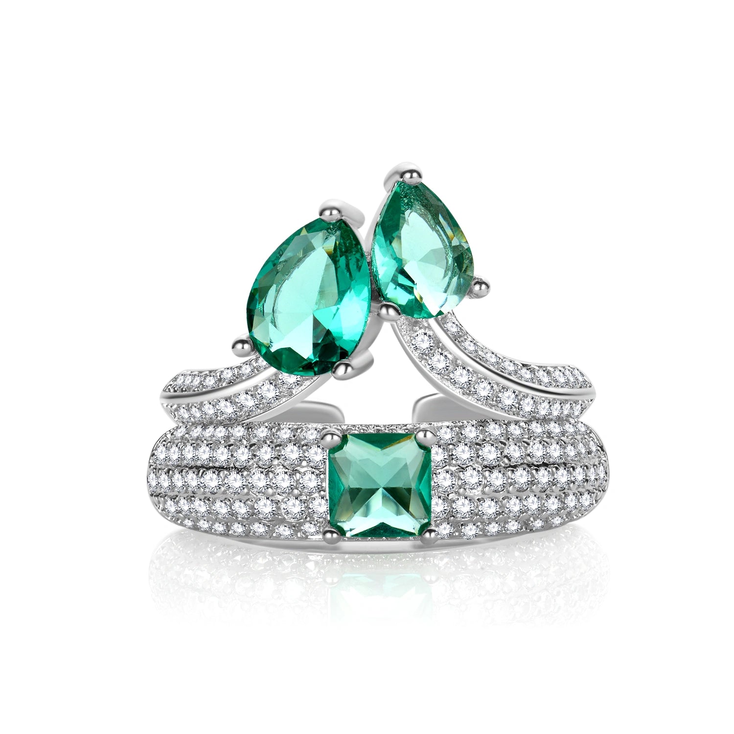 Emerald Green Statement Ring