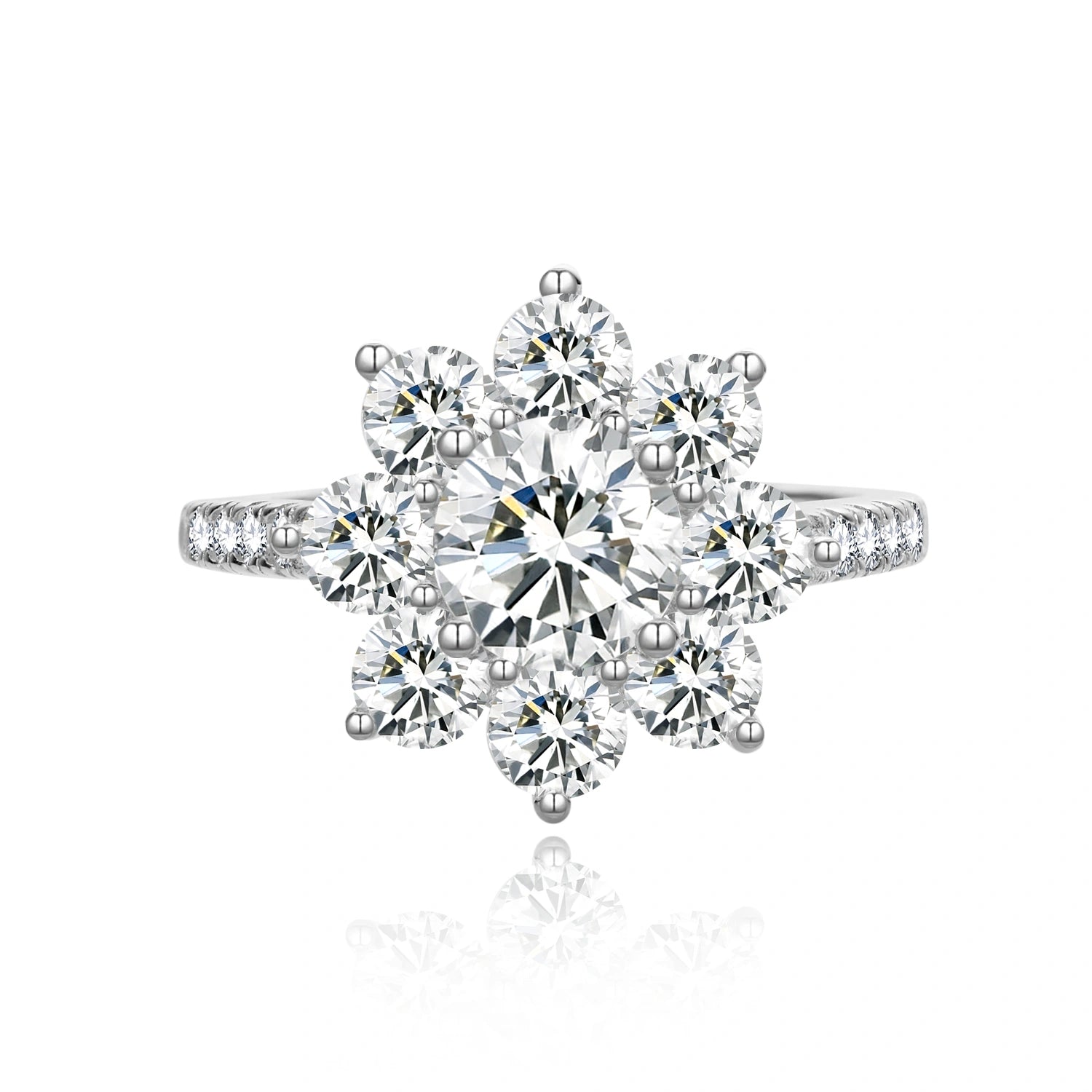 Luxury Multi-Stone r Sterling Silver Rings