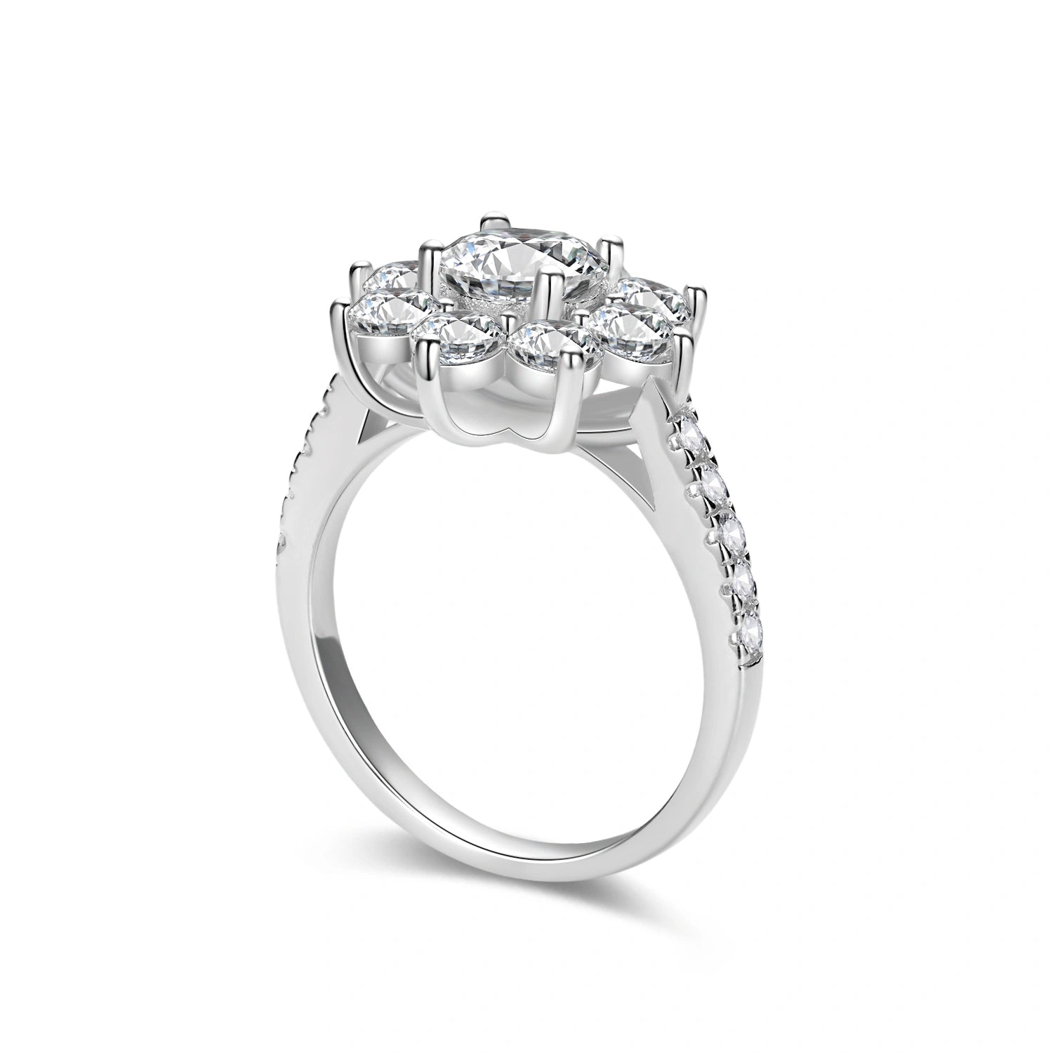 Luxury Multi-Stone r Sterling Silver Rings