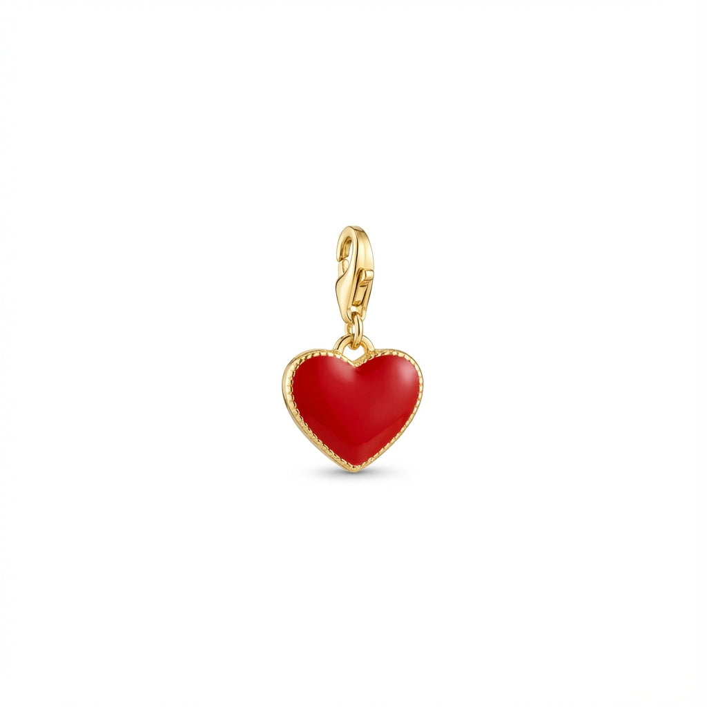 Gold Heart-Shaped Tiger’s Eye Pendant