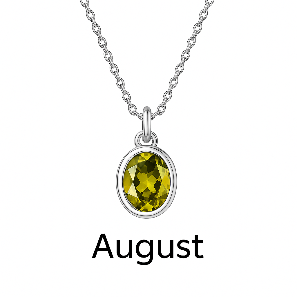 Birthstone Pendant Necklace