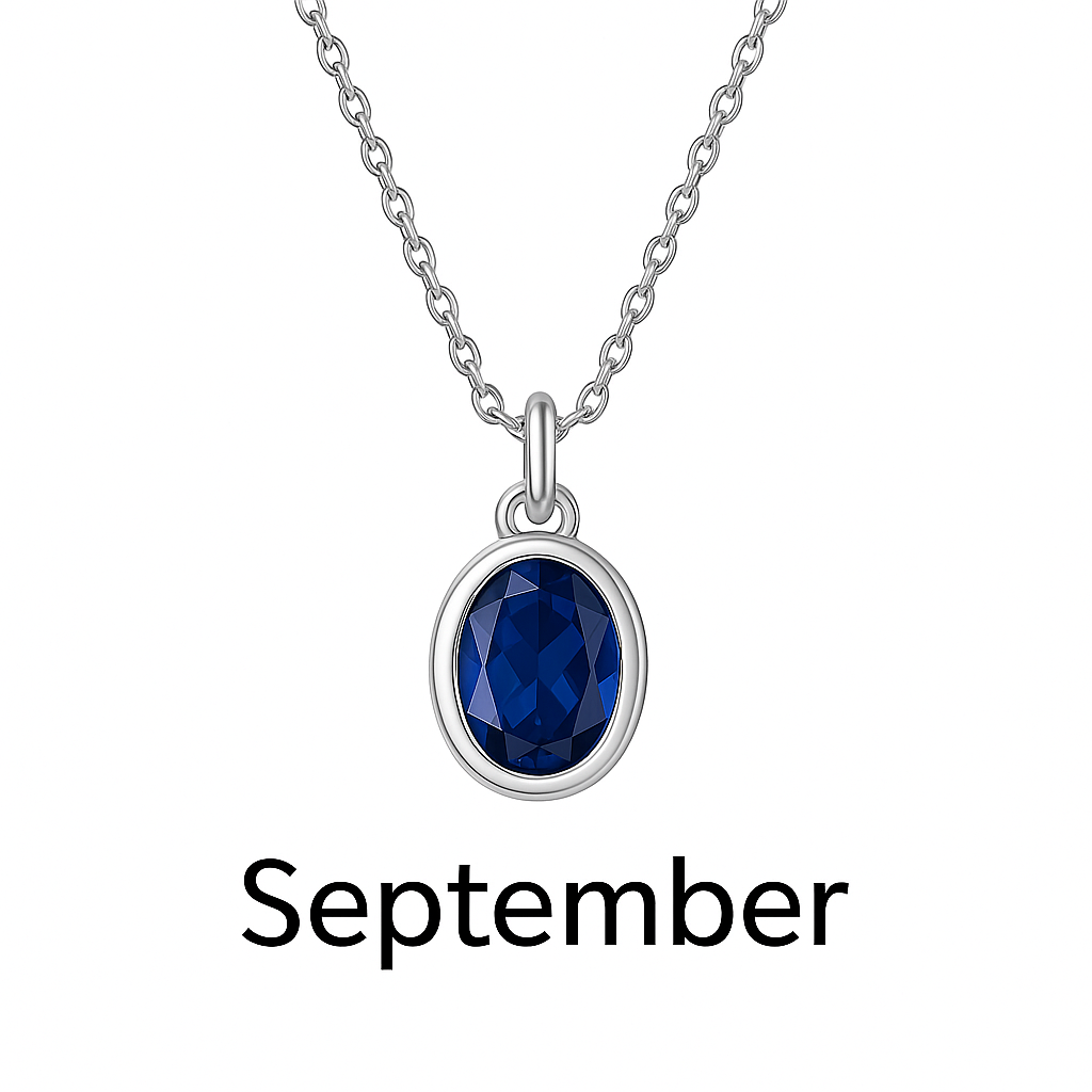 Birthstone Pendant Necklace
