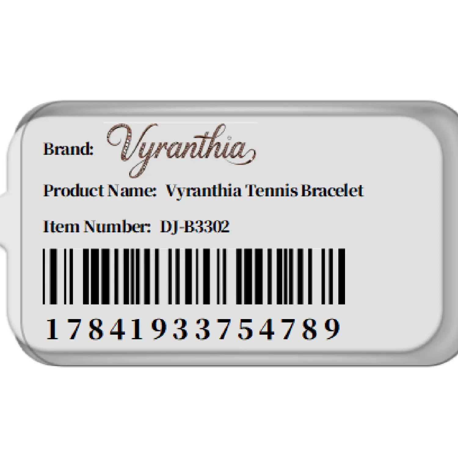 Vyranthia Aquamarine Luxe Tennis Bracelet