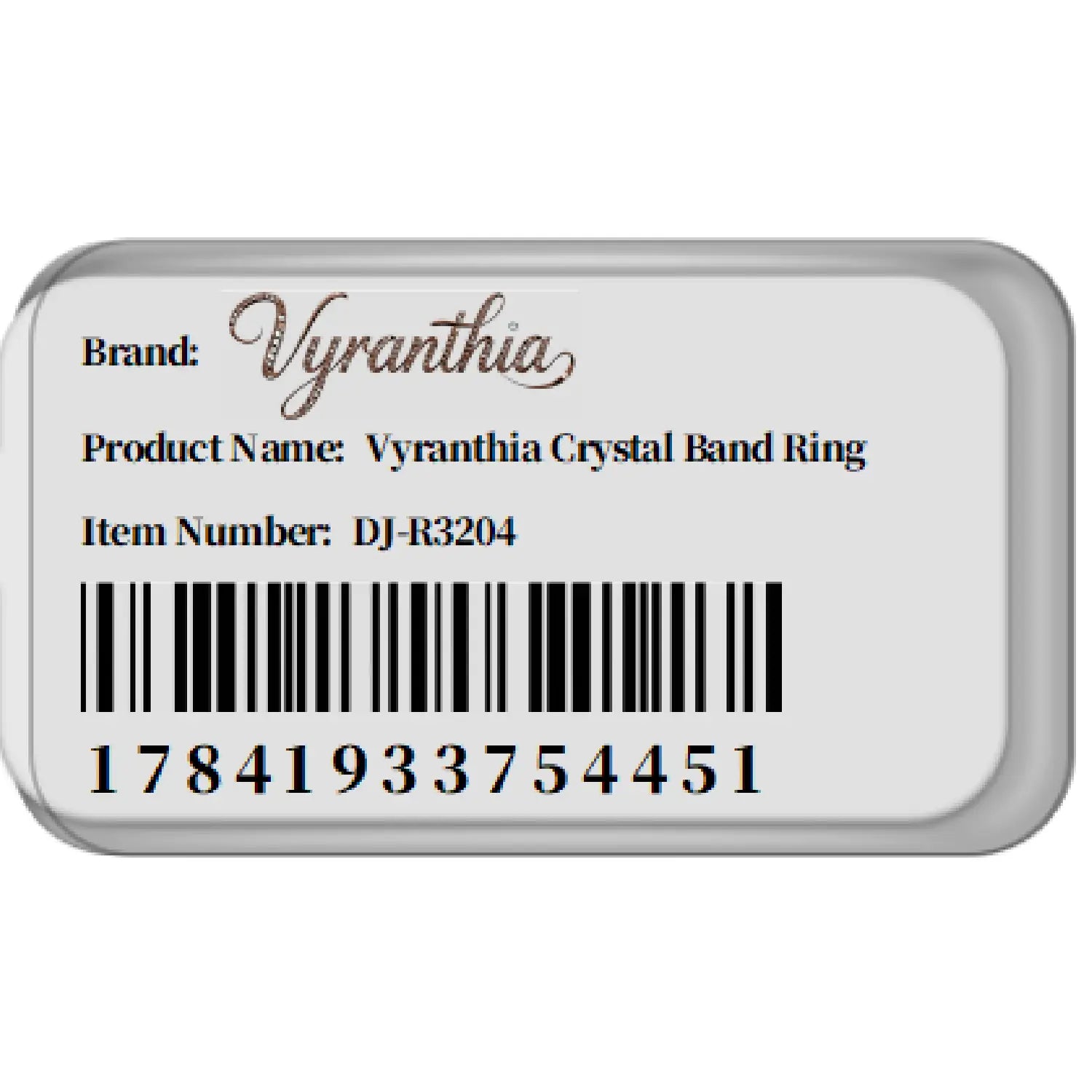 Eternal Double Row Crystal Band Ring