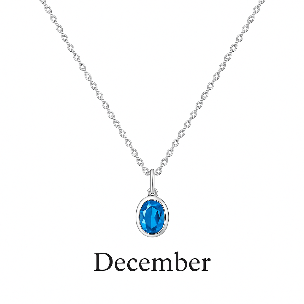 Birthstone Pendant Necklace