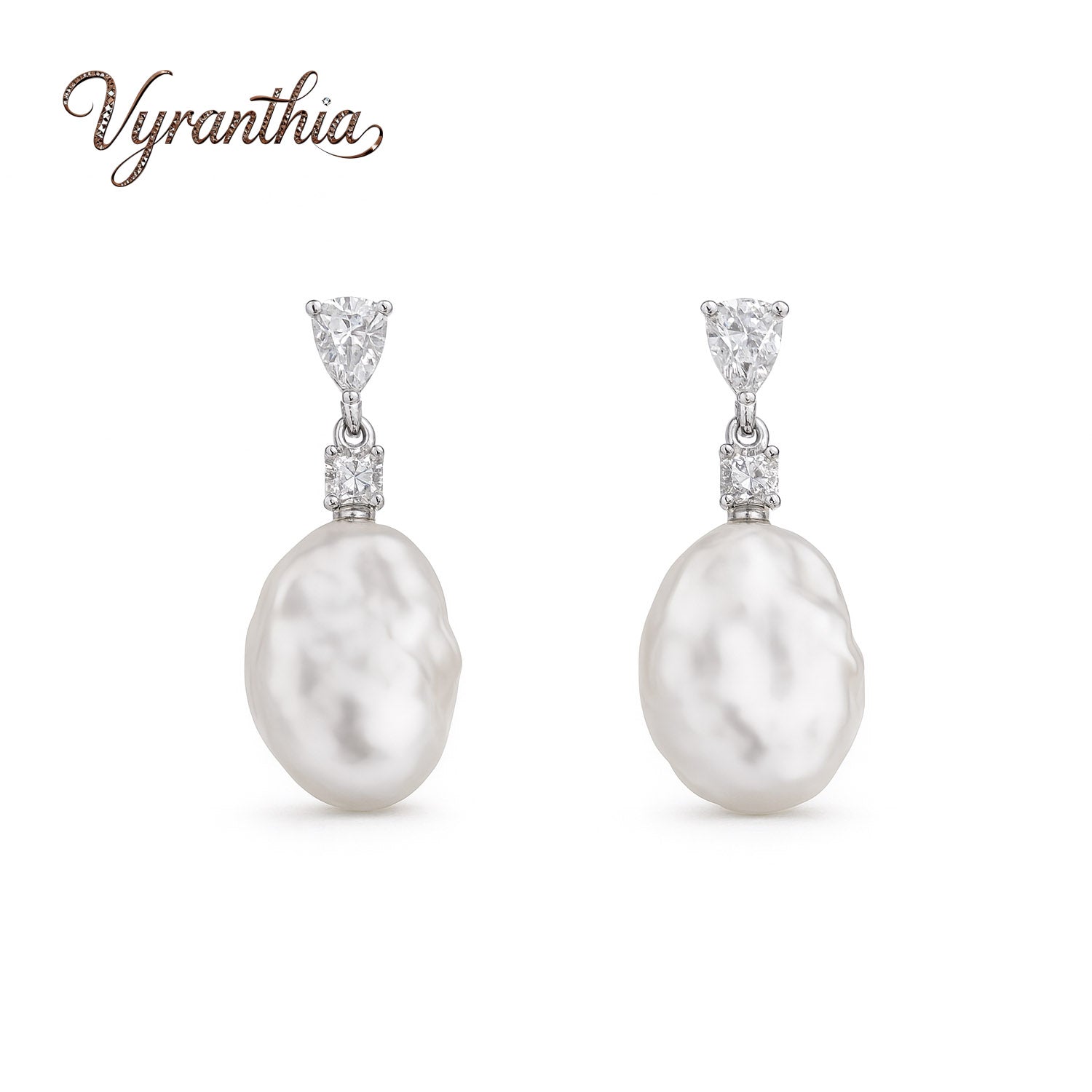 Setting Baroque Pearl Earrings