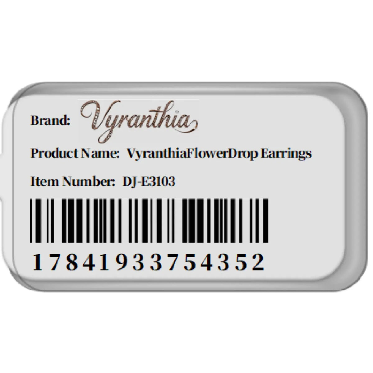 Double Flower Drop Earrings