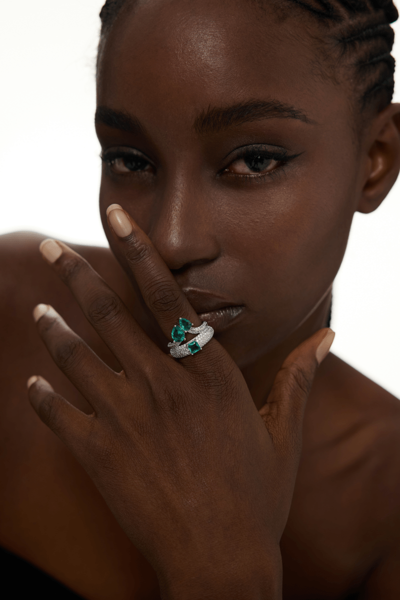 Emerald Green Statement Ring