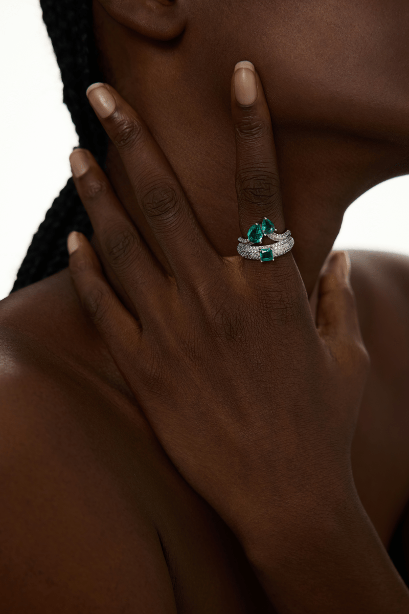 Emerald Green Statement Ring