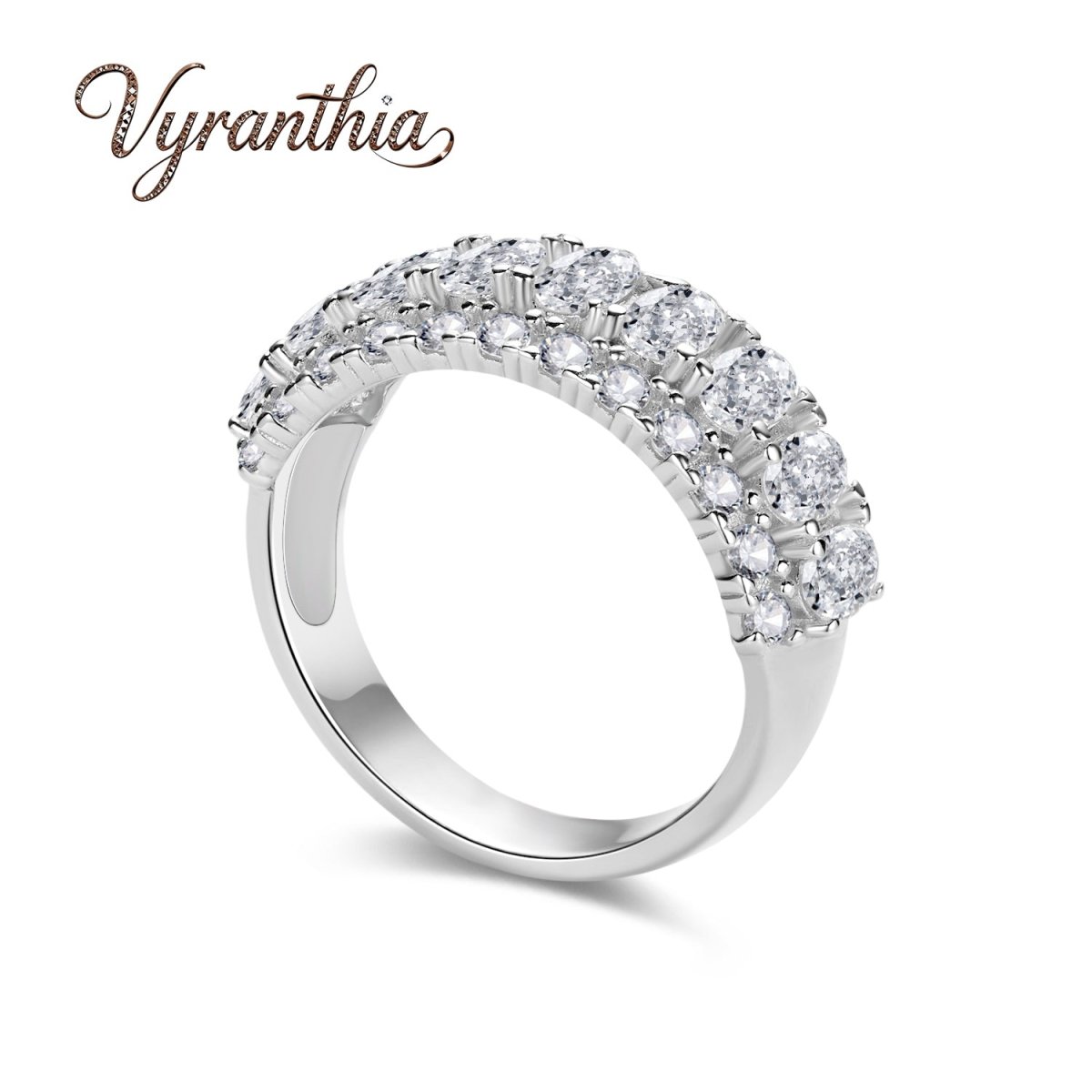 Eternal Double Row Crystal Band Ring