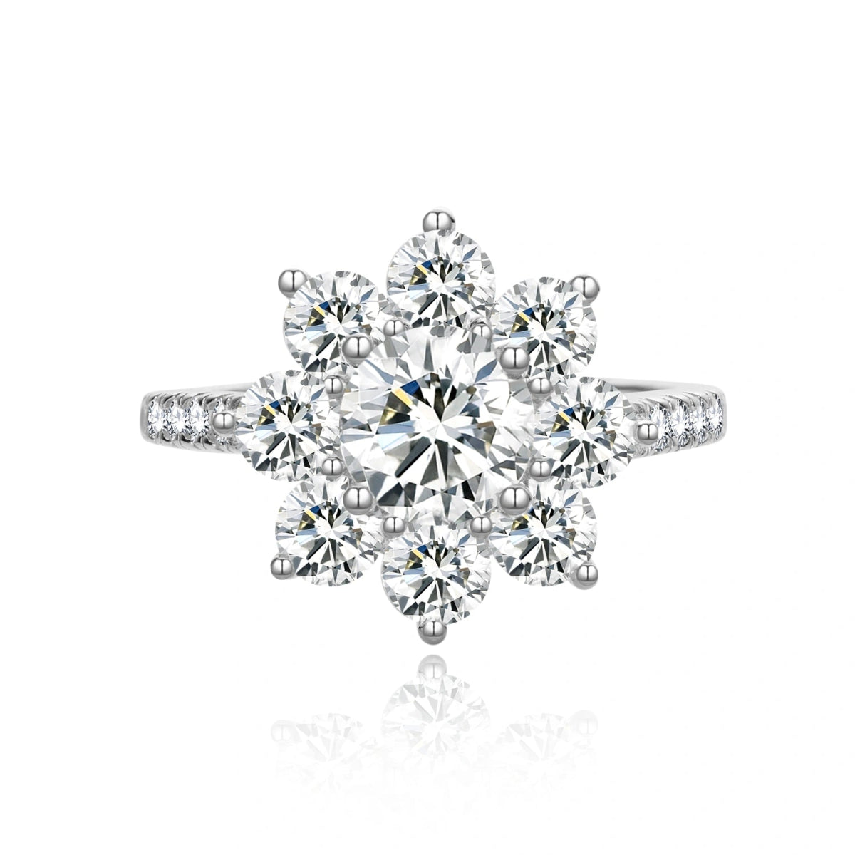 Luxury Multi-Stone r Sterling Silver Rings