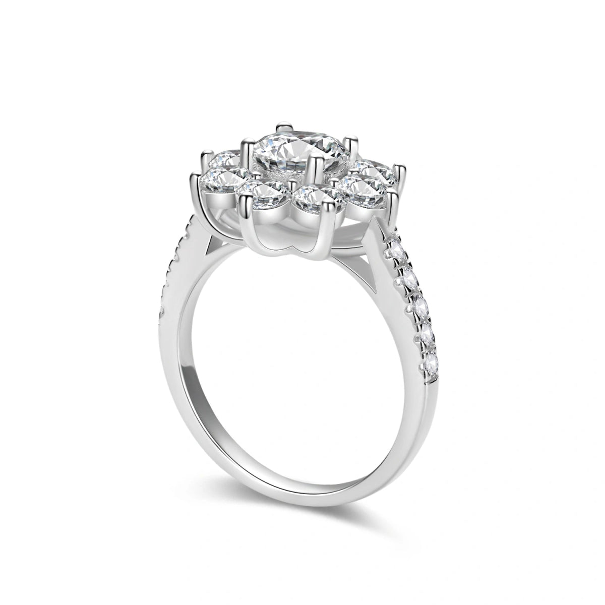 Luxury Multi-Stone r Sterling Silver Rings