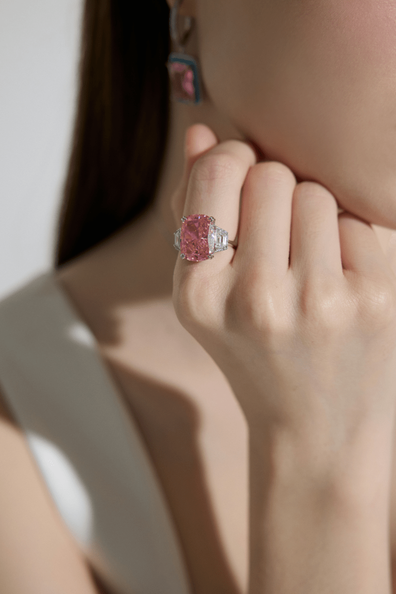 Moonlit Rose Ring