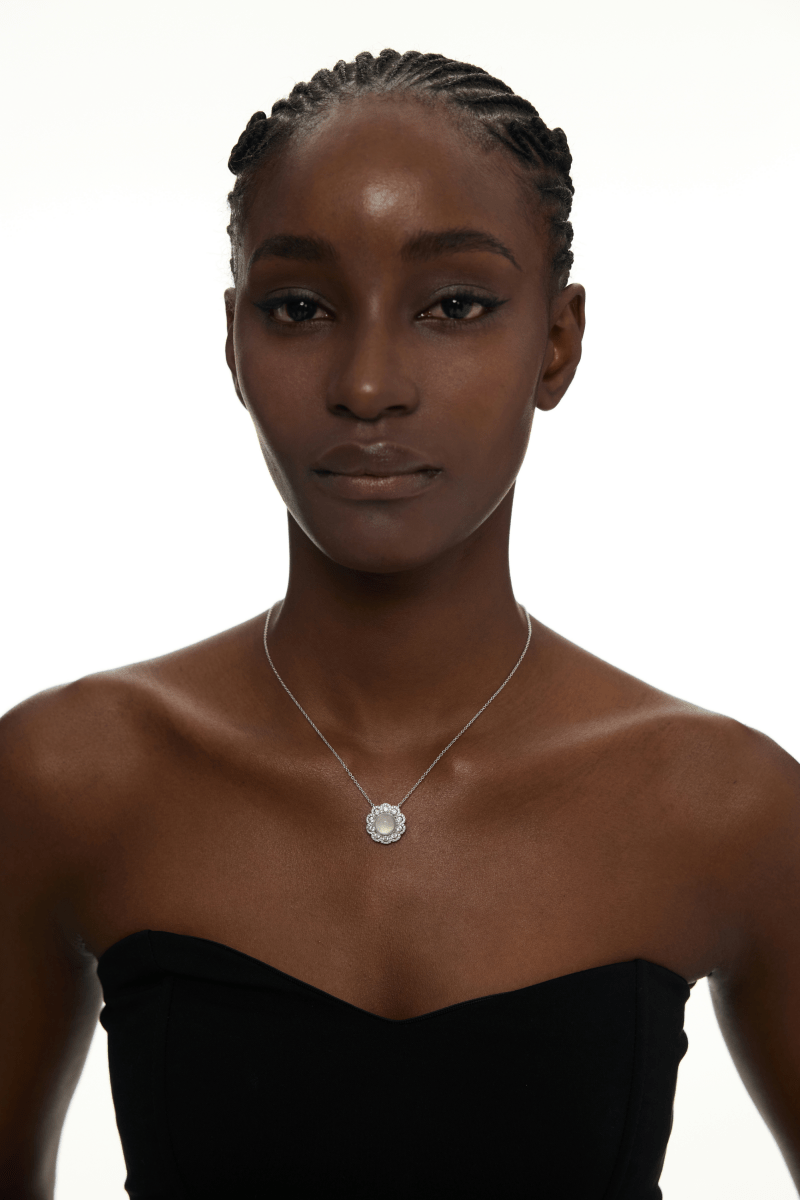 Sterling Silver Pearl Pendant Necklace