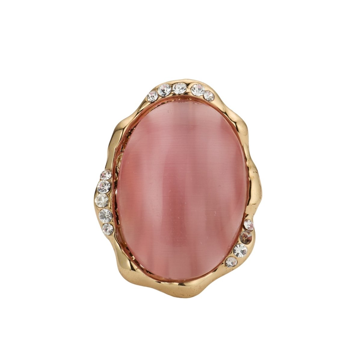 Pink Stone Cocktail Ring