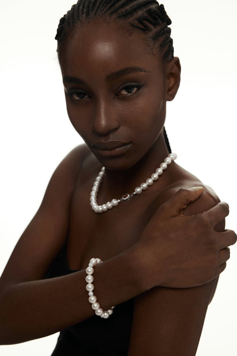 Starlit Harmony Pearl Bracelet