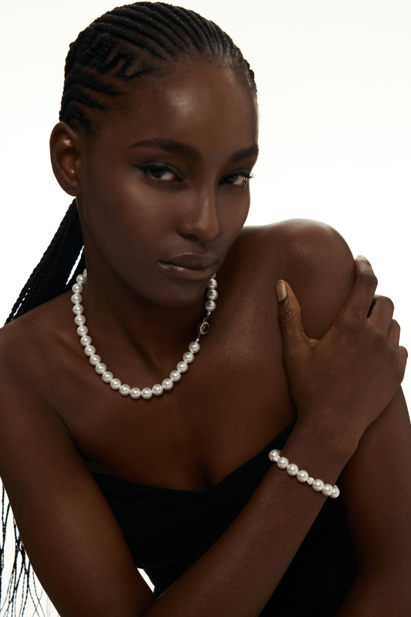 Starlit Harmony Pearl Bracelet