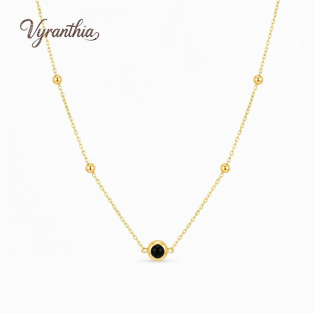 Tiger’s Eye Gold Chain Choker Necklace