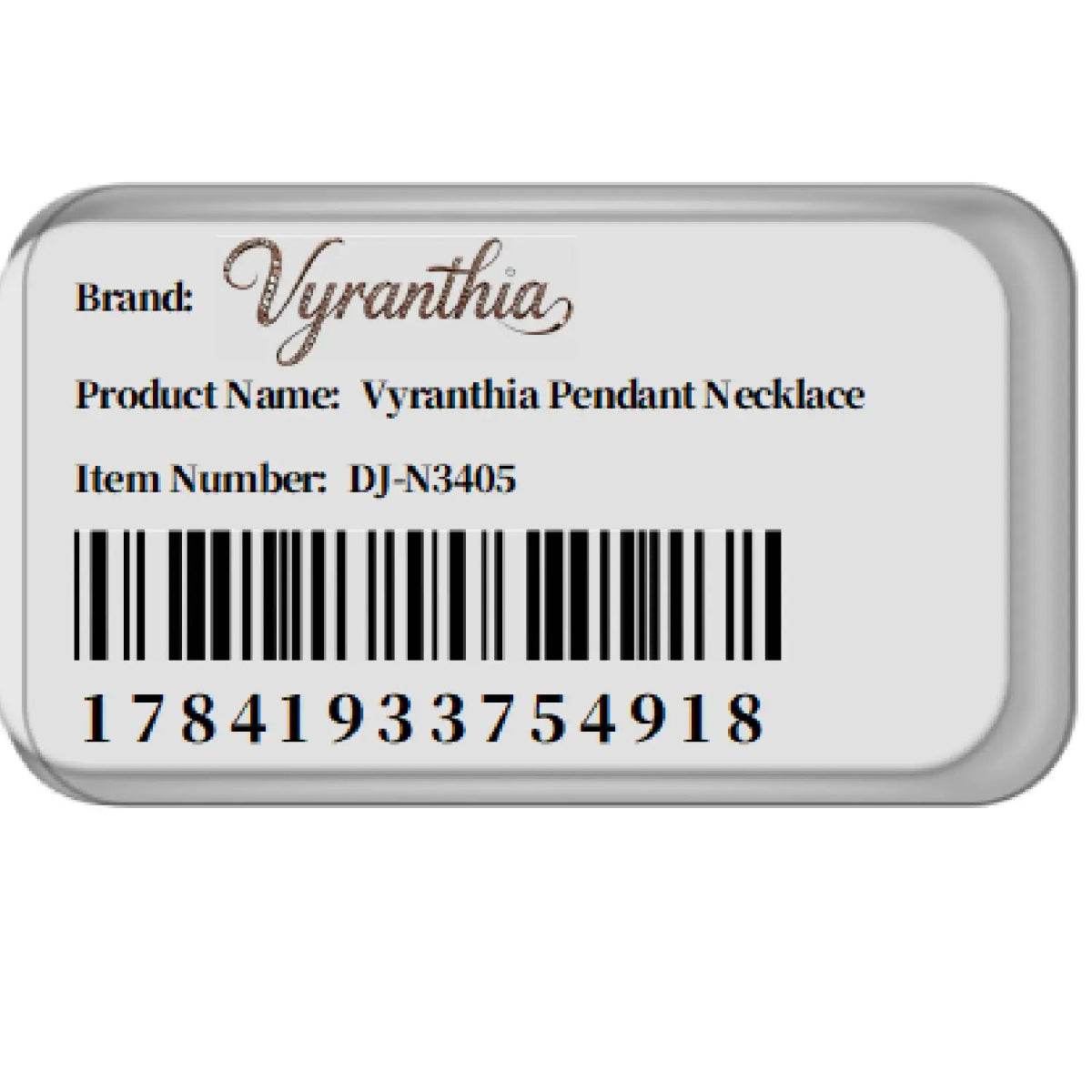 vyranthia Pink Moissanite Gemstone Pendant Necklace