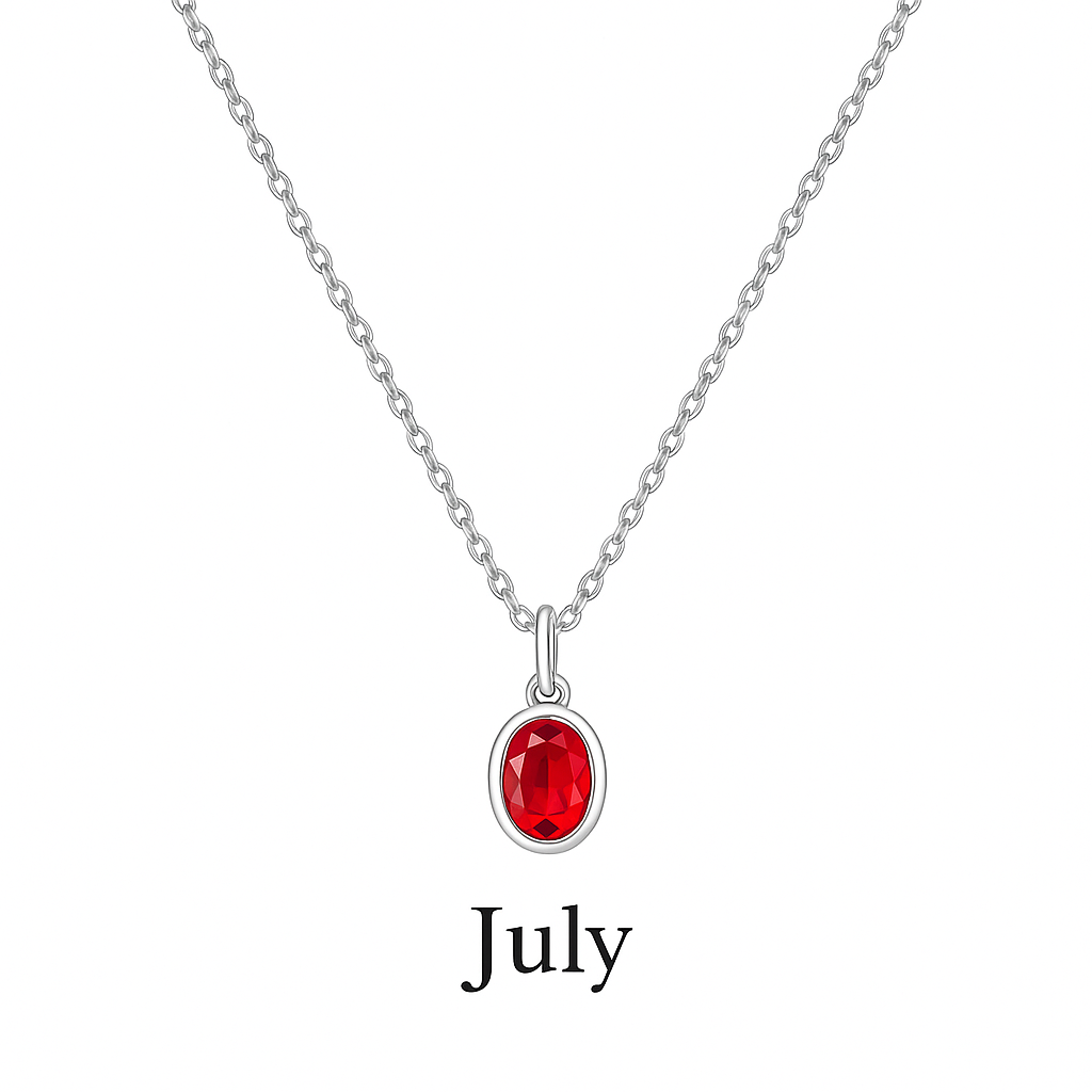 Birthstone Pendant Necklace