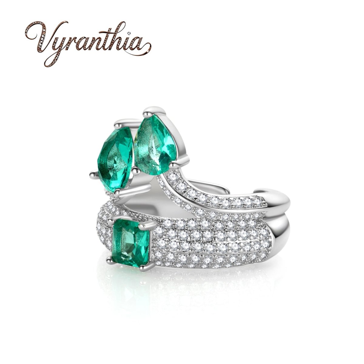 Emerald Green  Statement Ring