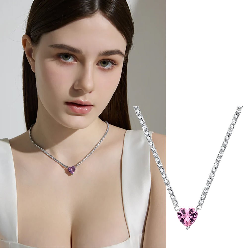 Heart Necklace & Starfish Necklace Layering