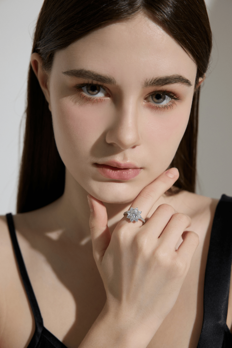 Luxury Multi-Stone r Sterling Silver Rings