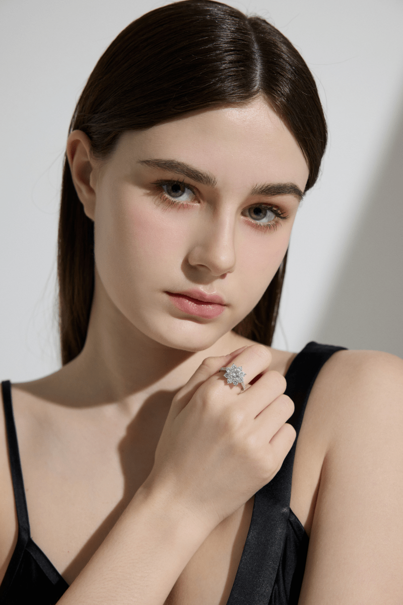 Luxury Multi-Stone r Sterling Silver Rings