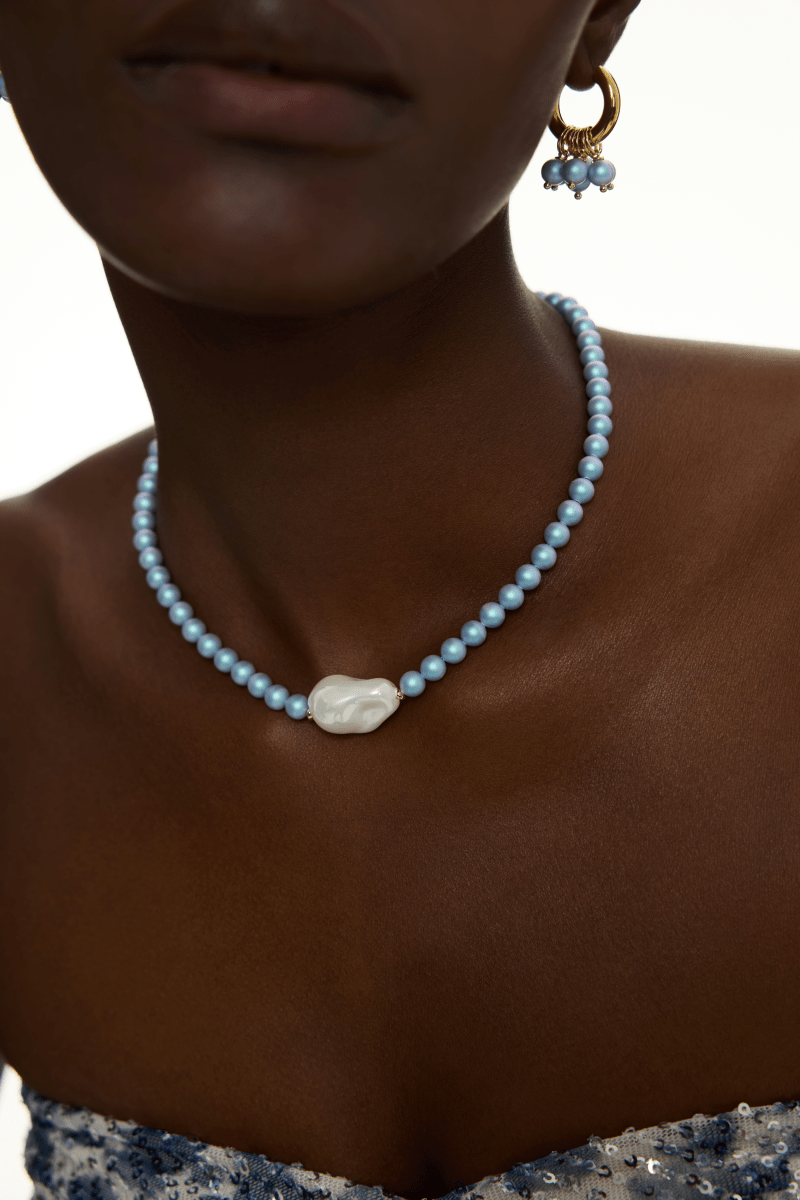 Ocean's Melody Collar Necklace