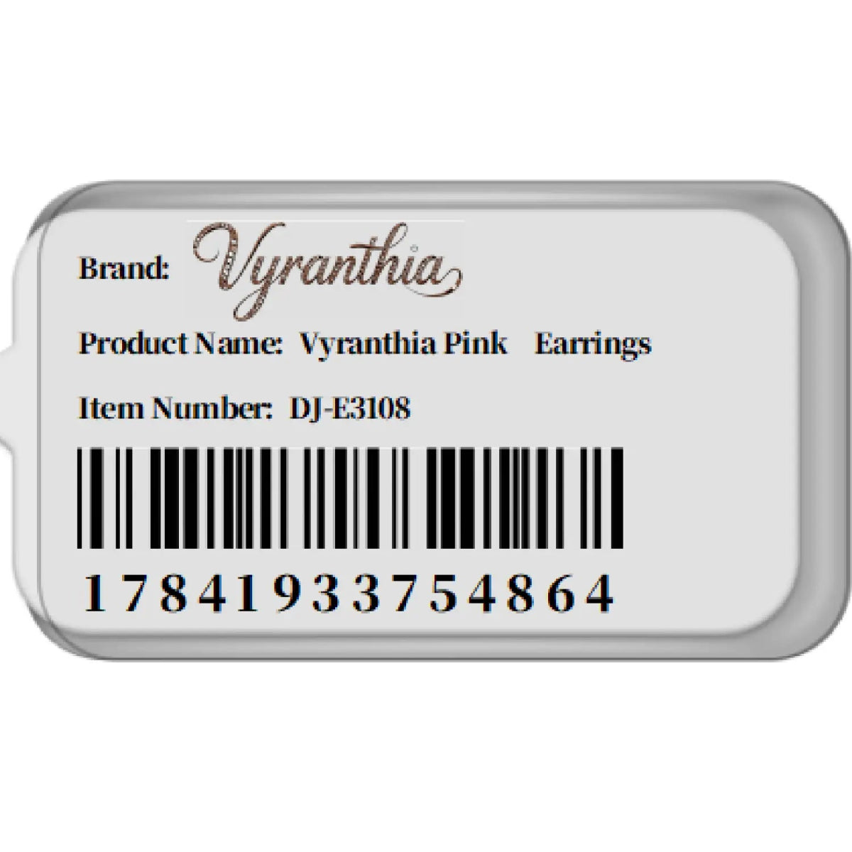 Romantic Heart-Shaped Pink Crystal Stud Earrings