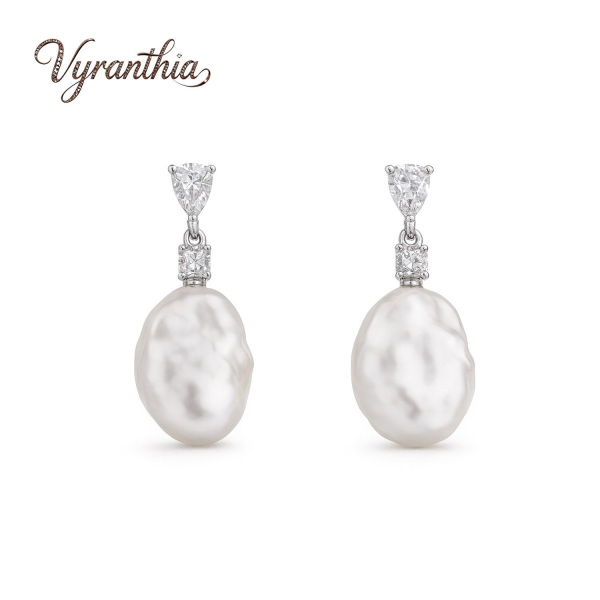 Setting  Baroque Pearl  Earrings