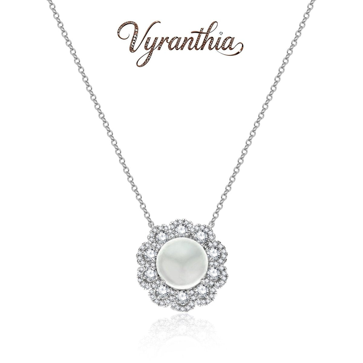 Sterling Silver Pearl Pendant Necklace