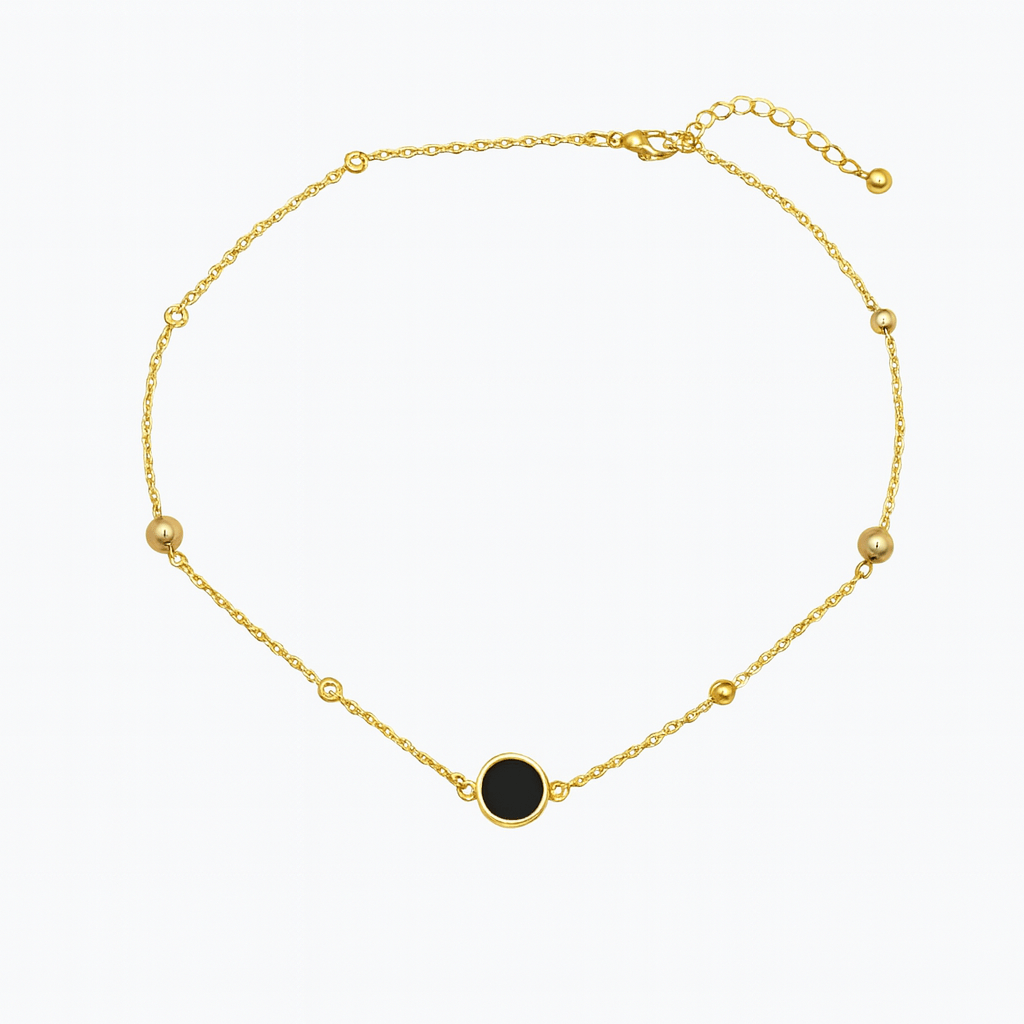 Tiger’s Eye Gold Chain Choker Necklace