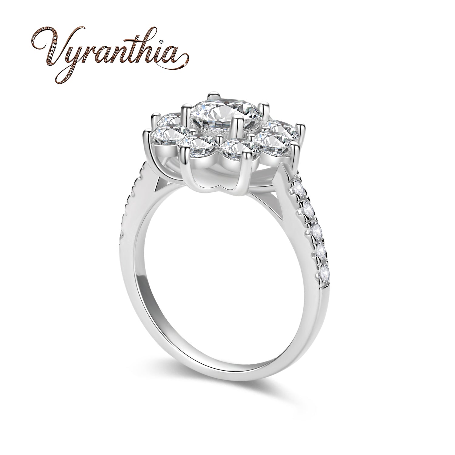 Luxury Multi-Stone r Sterling Silver Rings